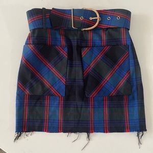 Zara plaid skirt